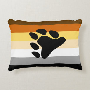 Beer Pride Vlag met Poot Accent Kussen