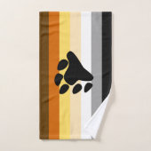 Beer Pride Vlag met Poot Bad Handdoek (Handdoek)