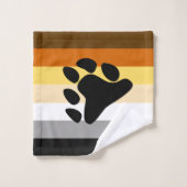 Beer Pride Vlag met Poot Bad Handdoek (Wasdoekje)