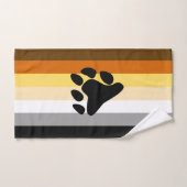 Beer Pride Vlag met Poot Bad Handdoek (Handdoek)