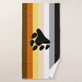 Beer Pride Vlag met Poot Badhanddoek (Badhanddoek)