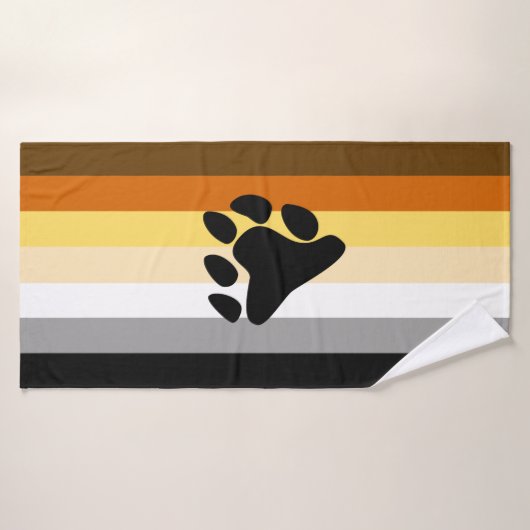 Beer Pride Vlag met Poot Badhanddoek (Badhanddoek)