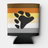 Beer Pride Vlag met Poot Blikjeskoeler (Voorkant)