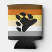 Beer Pride Vlag met Poot Blikjeskoeler (Achterkant)
