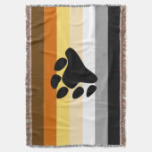 Beer Pride Vlag met Poot Deken (Voorkant Verticaal)