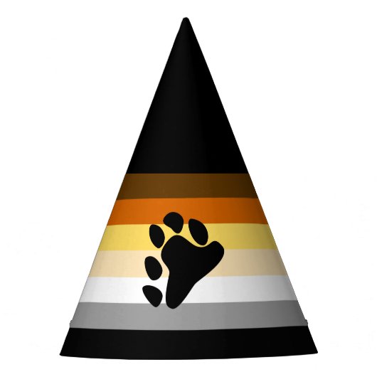Beer Pride Vlag met Poot Feesthoedjes (Voorkant)