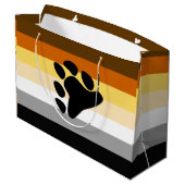 Beer Pride Vlag met Poot Groot Cadeauzakje (Achterkant Gekanteld)