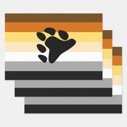 Beer Pride Vlag met Poot Inpakpapier Vel (Set)