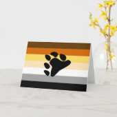 Beer Pride Vlag met Poot Kaart (Gele Bloem)