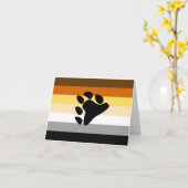 Beer Pride Vlag met Poot Kaart (Gele Bloem)
