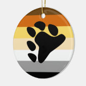 Beer Pride Vlag met Poot Keramisch Ornament (Links)