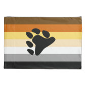 Beer Pride Vlag met Poot Kussensloop (Achterkant-Links)