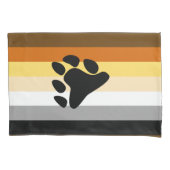 Beer Pride Vlag met Poot Kussensloop (Voorkant-Links)
