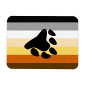 Beer Pride Vlag met Poot Magneet (Horizontaal)