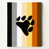Beer Pride Vlag met Poot Notitieboek (Achterkant)