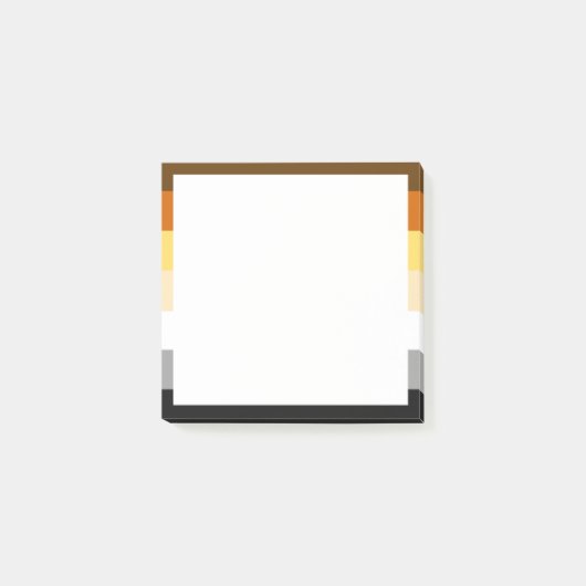 Beer Pride Vlag met Poot Post-it® Notes (Voorkant)