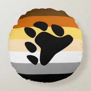 Beer Pride Vlag met Poot Rond Kussen