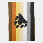 Beer Pride Vlag met Poot Theedoek (Verticaal)