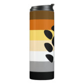 Beer Pride Vlag met Poot Thermosbeker (Gedraaid links)