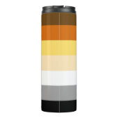 Beer Pride Vlag met Poot Thermosbeker (Achterkant)