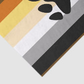 Beer Pride Vlag met Poot Tissuepapier (Detail)