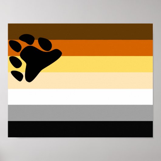 Beer Pride Vlag Poster (Voorkant)