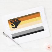 Beer Pride Vlag Rechthoekige Sticker (Envelop)
