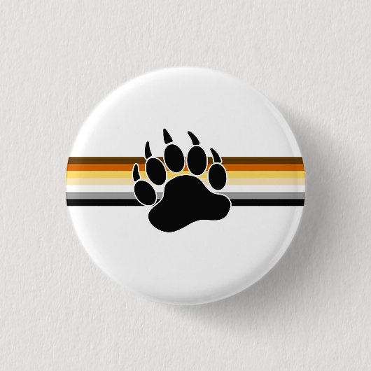Beer Pride Vlag Ronde Button 3,2 Cm (Voorkant)