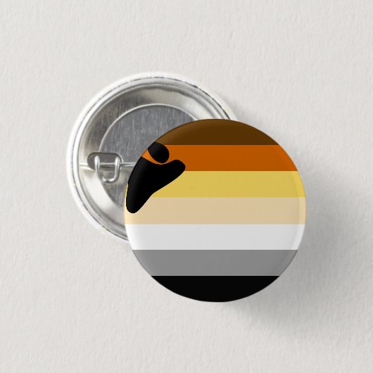 Beer Pride Vlag Ronde Button 3,2 Cm (Voorkant /achterkant)