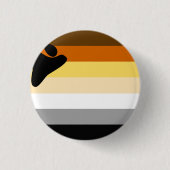 Beer Pride Vlag Ronde Button 3,2 Cm (Voorkant)