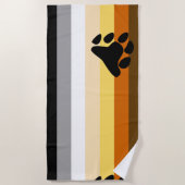 Beer Pride Vlag Strandlaken (Voorkant)