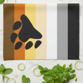 Beer Pride Vlag Theedoek (Gevouwen)