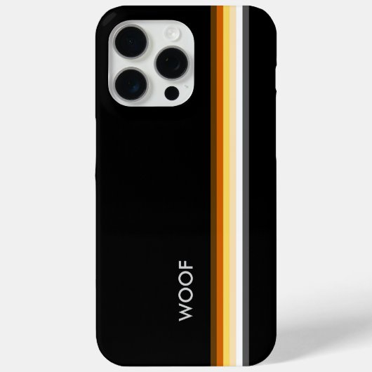 Beer pride vlag woof iPhone / iPad hoesje (Achterkant)