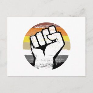 Beer Pride Vuist Cirkel Print Briefkaart