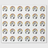 Beer Pride Vuist Cirkel Print Cadeaupapier (Vlak)