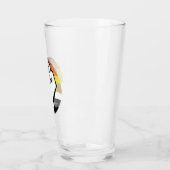 Beer Pride Vuist Cirkel Print Glas (Links)