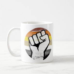 Beer Pride Vuist Cirkel Print Koffiemok