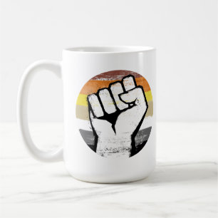 Beer Pride Vuist Cirkel Print Koffiemok