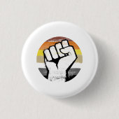 Beer Pride Vuist Cirkel Print Ronde Button 3,2 Cm (Voorkant)