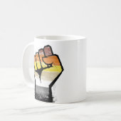 Beer Pride Vuist Koffiemok (Voorkant links)