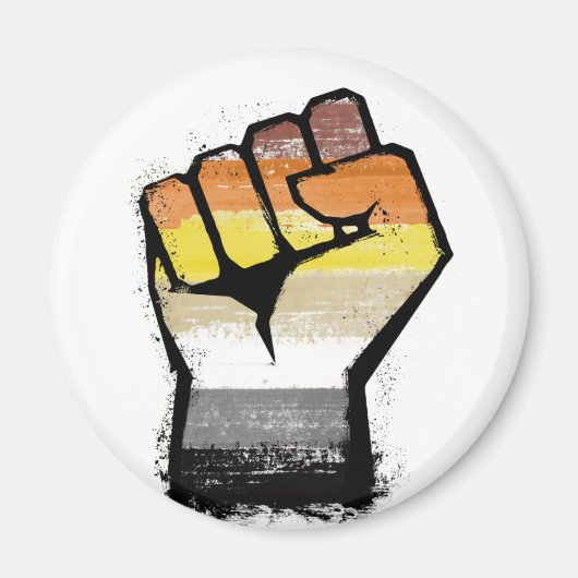 Beer Pride Vuist Magneet (Voorkant)