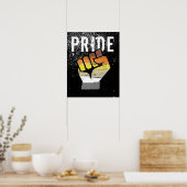 Beer Pride Vuist Poster (Keuken)
