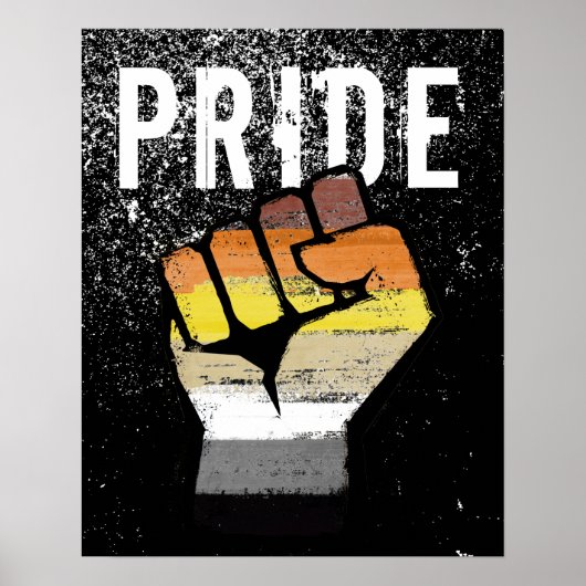 Beer Pride Vuist Poster (Voorkant)