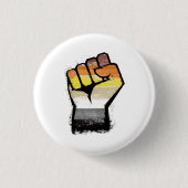 Beer Pride Vuist Ronde Button 3,2 Cm (Voorkant)