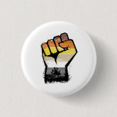 Beer Pride Vuist Ronde Button 3,2 Cm (Voorkant)