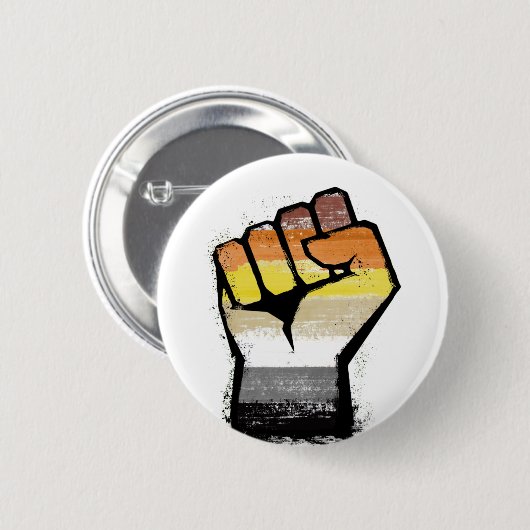 Beer Pride Vuist Ronde Button 5,7 Cm (Voorkant /achterkant)
