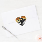 BEER PRIDE WAVY DESIGN HART STICKER (Envelop)