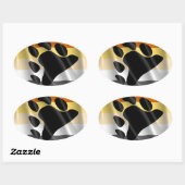 BEER PRIDE WAVY DESIGN OVALE STICKER (Vel)