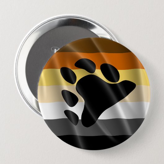 BEER PRIDE WAVY DESIGN RONDE BUTTON 4,0 CM (Voorkant /achterkant)