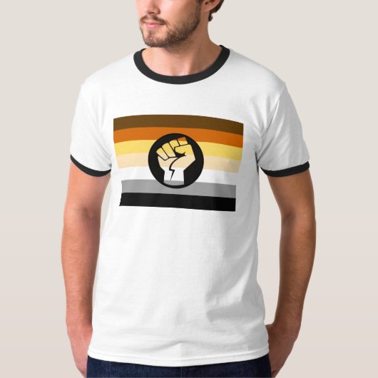 Beer Pride Weerstands Vlag T-shirt (Voorkant)